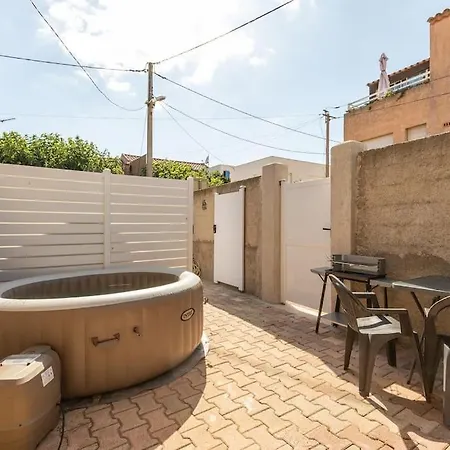 Studio Chic & Romantic Valras-Plage Exterior foto